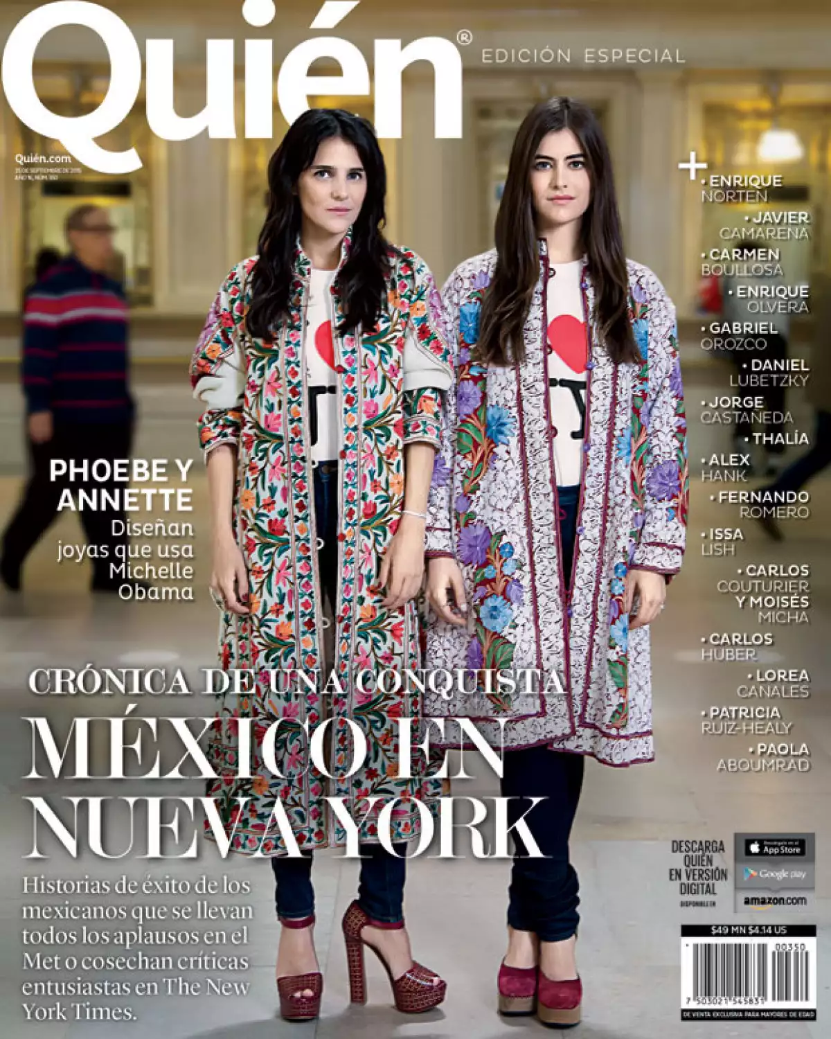 Nuestra última edición de la revista con los mexicanos que destacan en Nueva York.