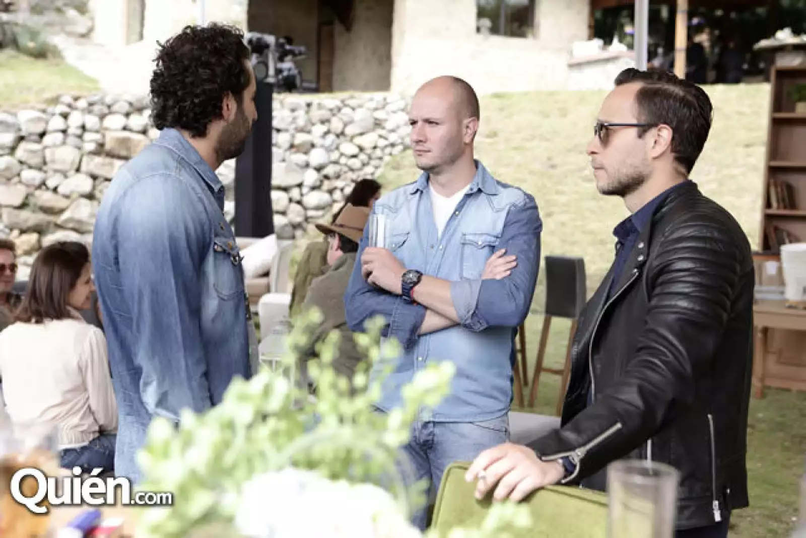 Alejando Gutiérrez, Kicho Rivera y Alejandro Perera