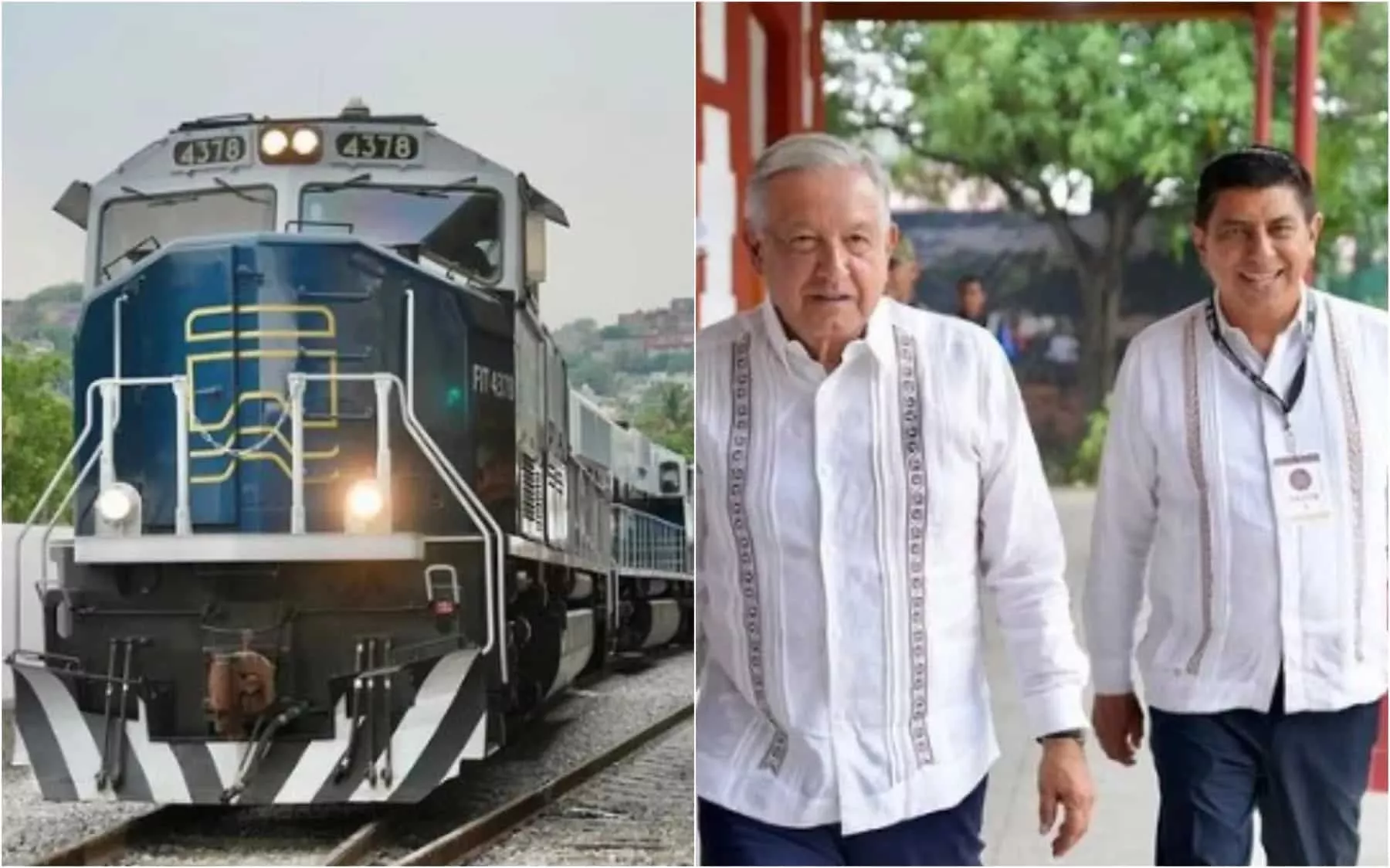 AMLO realiza recorrido de prueba del Tren Interoceánico