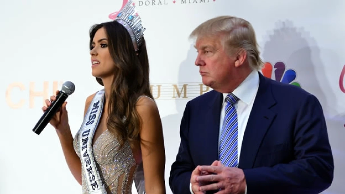 Miss Universo con Trump
