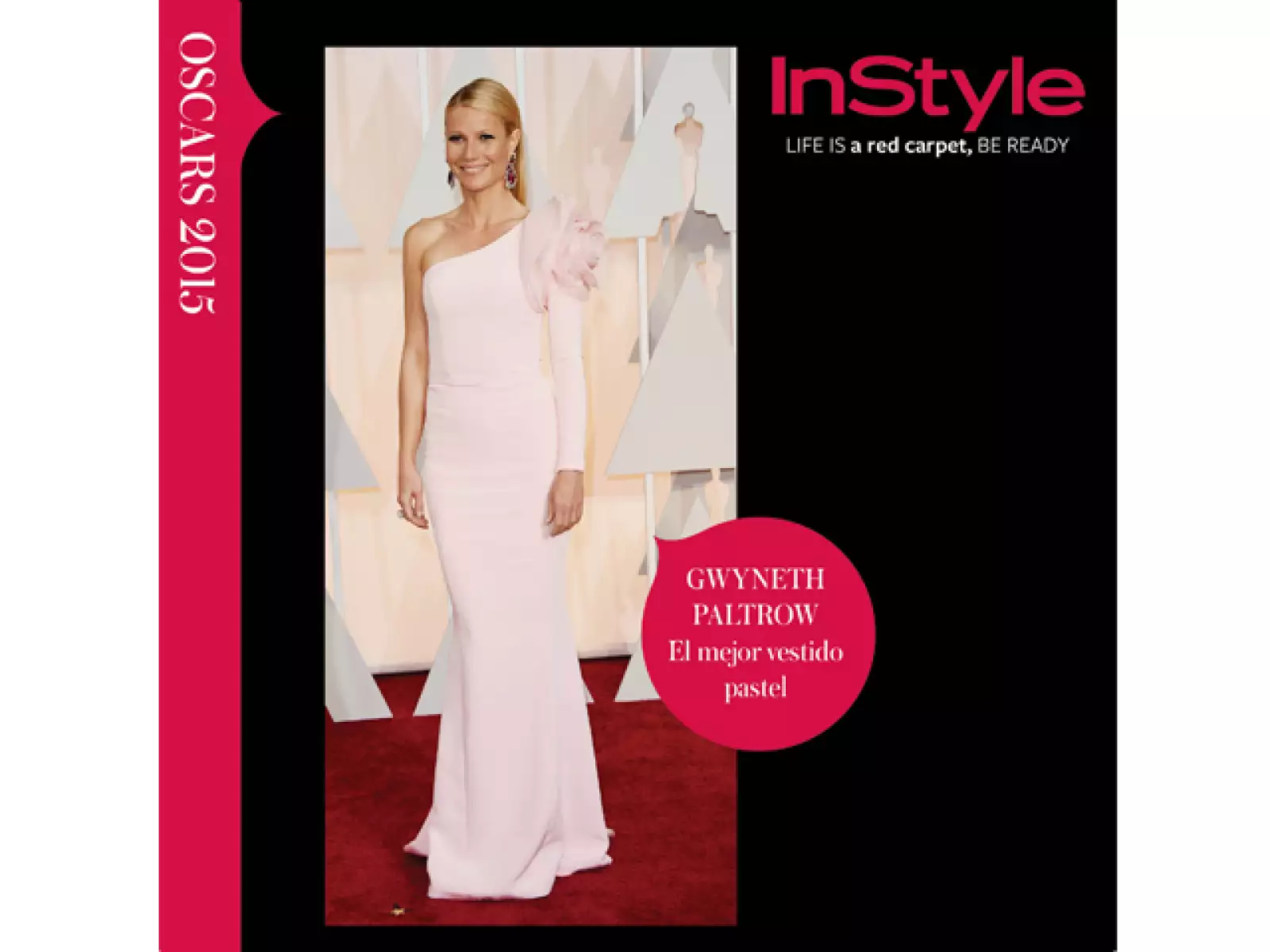 Se ve romántica, femenina y muy classy en esta creación de Ralph and Russo. Amamos el detalle de la flor.