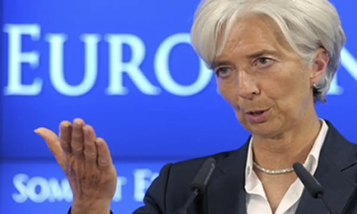 Christine Lagarde destacó la participación del sector privado en el rescate griego. (Foto: AP)