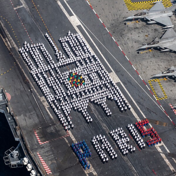 AT SEA-FRANCE-NOTRE-DAME-FIRE-TRIBUTE