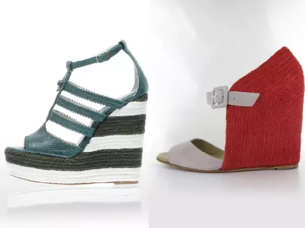 Balenciaga y Christian Louboutin (espadrilles).