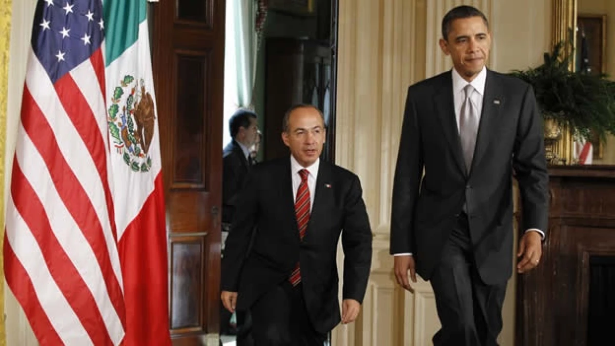 felipe caldeorn y barack obama
