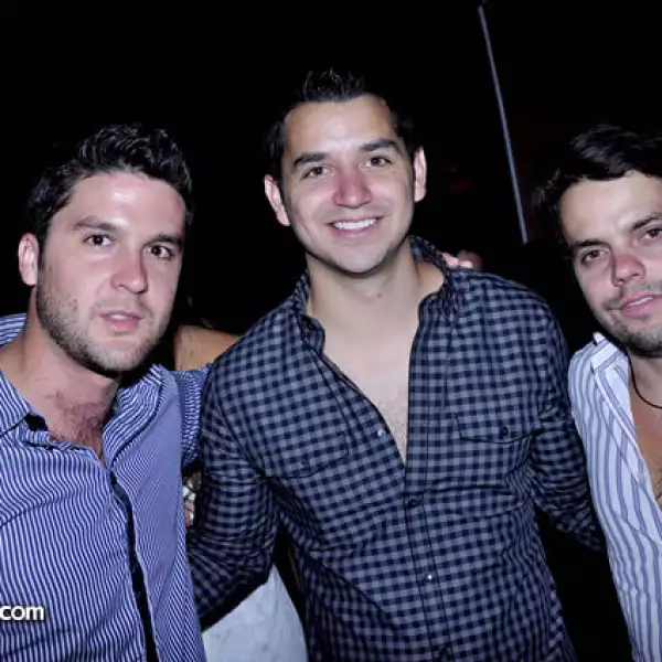 Rodrigo Almaráz, David Licón y Ricardo Villarreal
