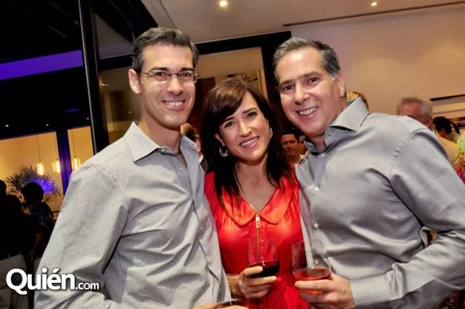 Pablo Ferrara, Yolanda Saro de Ferrara y Gilberto L. Rodríguez