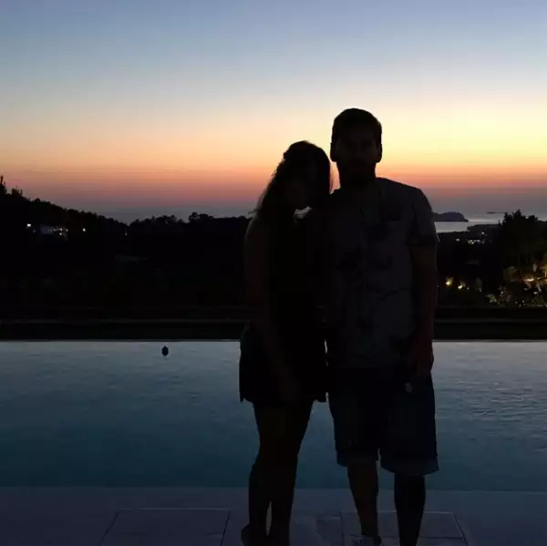 Lionel y Antonella también se han consentido como pareja.