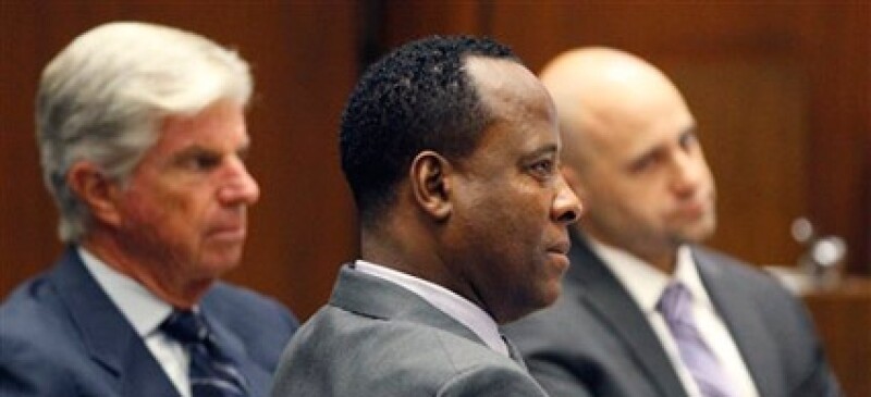 Conrad Murray era el médico de cabecera de Jackson y es señalado como el responsable de la muerte del Rey del Pop.