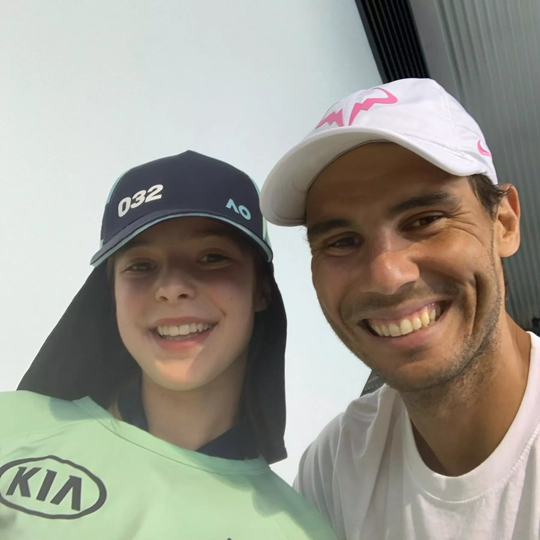 Anita Birchall y Rafa Nadal
