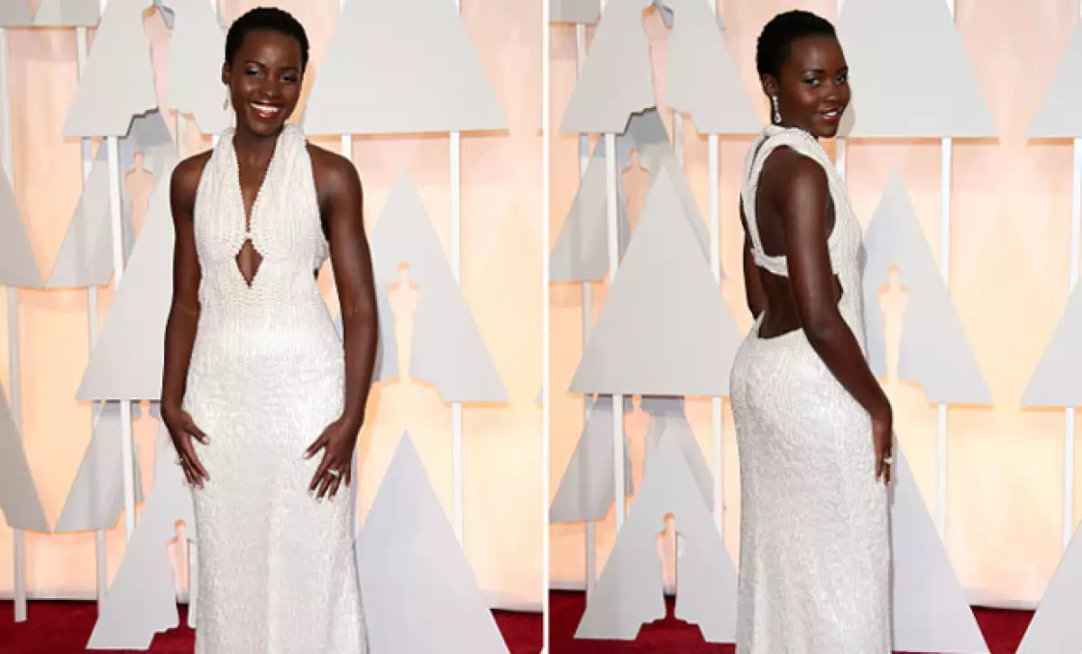 De acuerdo al portal TMZ, el vestido de perlas que lució la ganadora a Mejor Actriz de Reparto para esta edición de los Oscar fue robado.