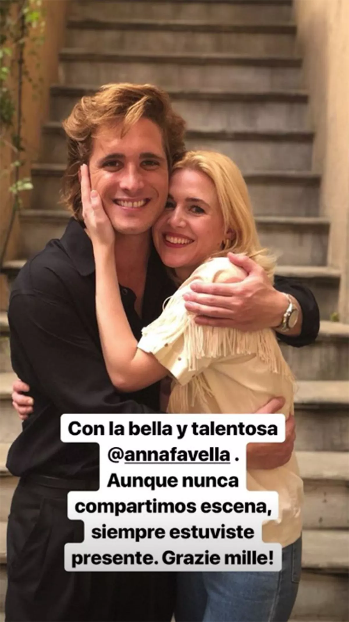 Diego Boneta y Anna Favella