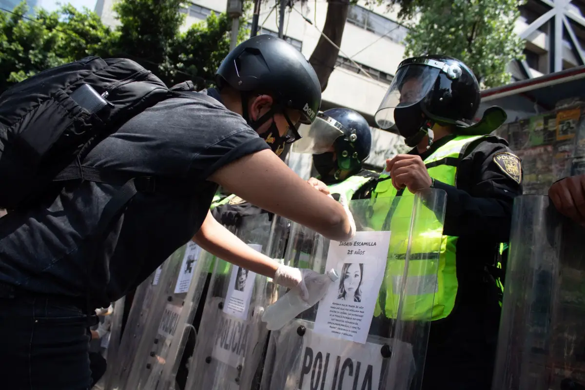 Protesta contra la policía