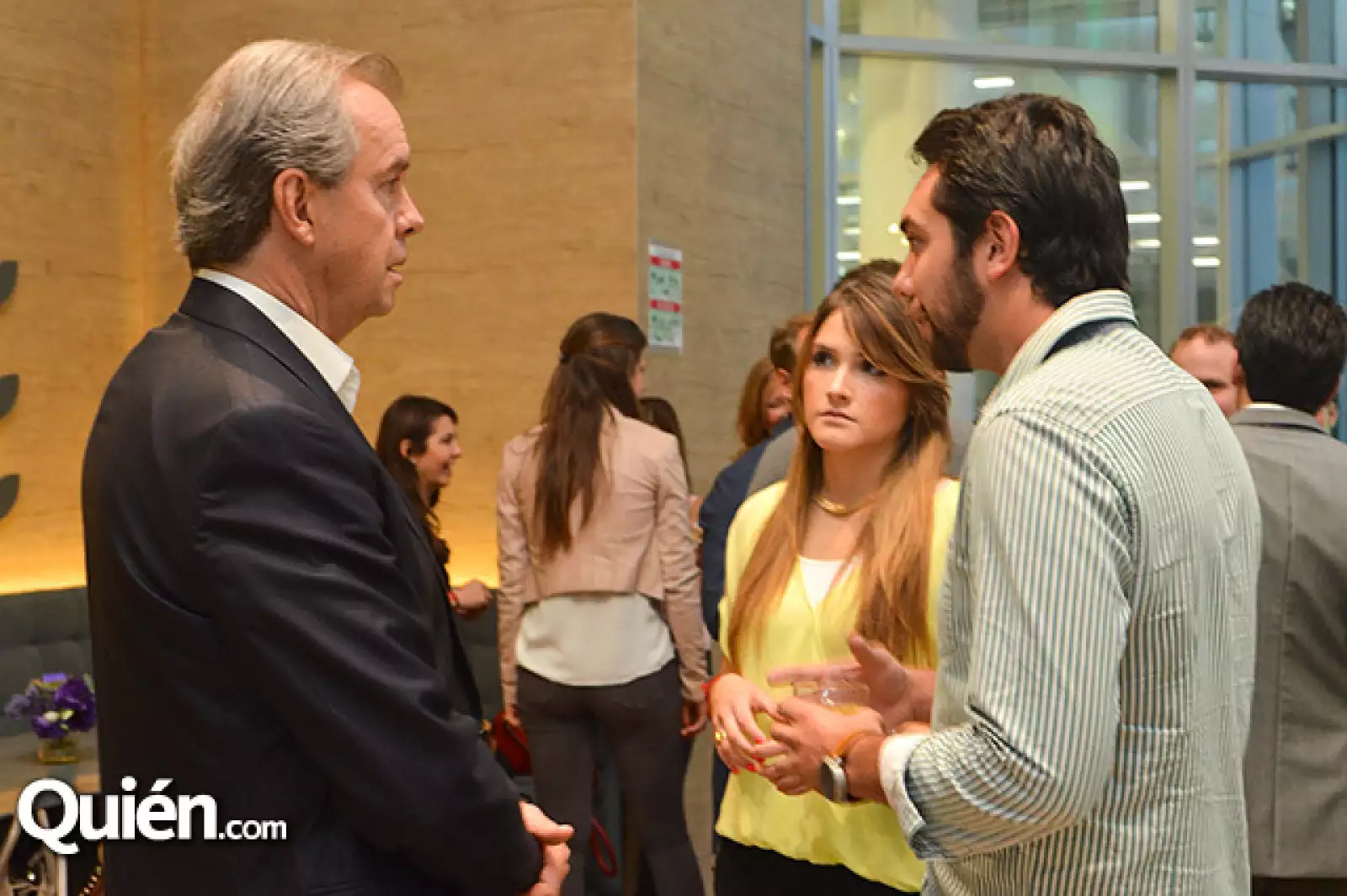 Bruno Krieger, Renata González Diez y Daniel Krieger.