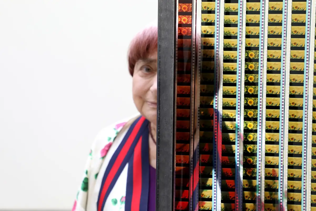Vernissage Exposition Agnes Varda "Une Cabane De Cinema: La Serre Du Bonheur" At Galerie Nathalie Obadia