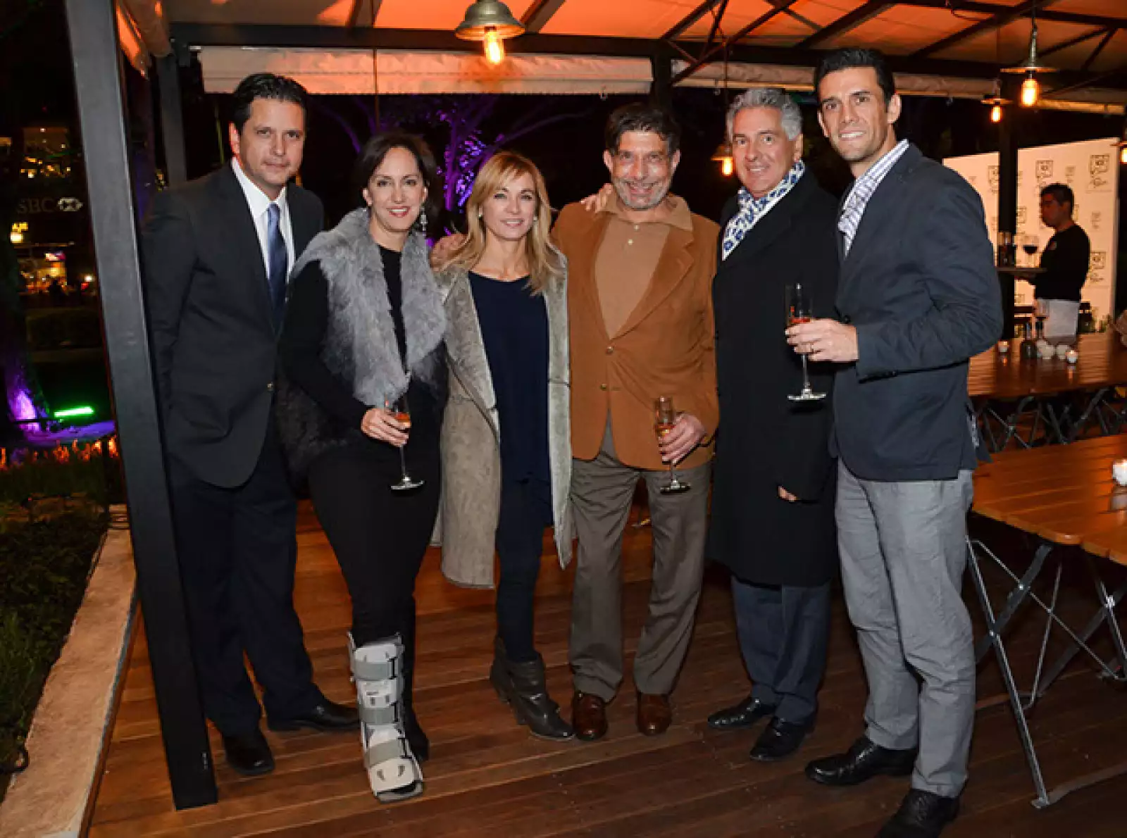 Gerardo Román,Beatríz Colls de Conde,Adriana Méndez,Divo Milan,Alejandro Méndez y Luis Miguel Álvarez.