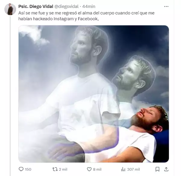 Memes caída de Facebook e Instagram