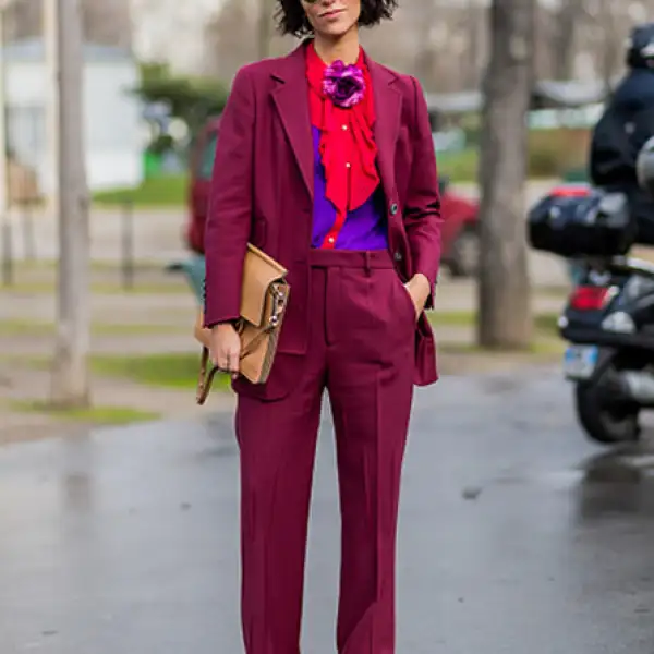 La editora de Style.com en un look de Gucci para conquistar Paris Fashion Week.