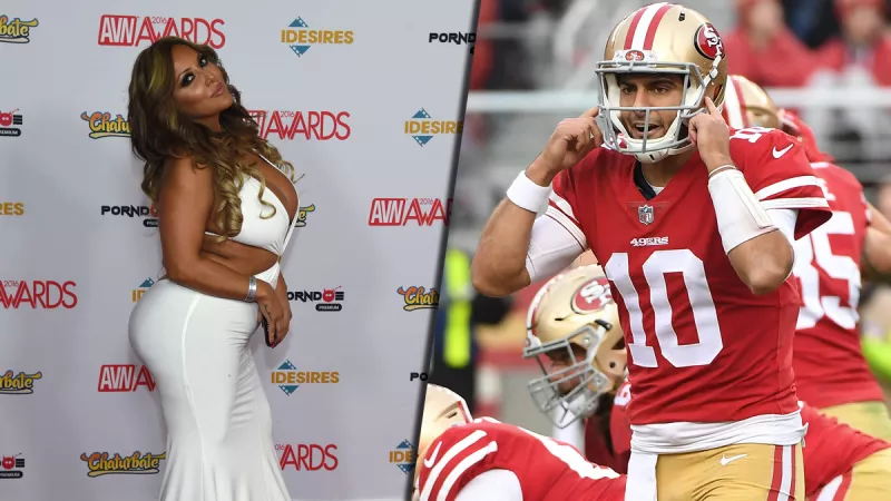 Jimmy Garoppolo y Kiara Mia