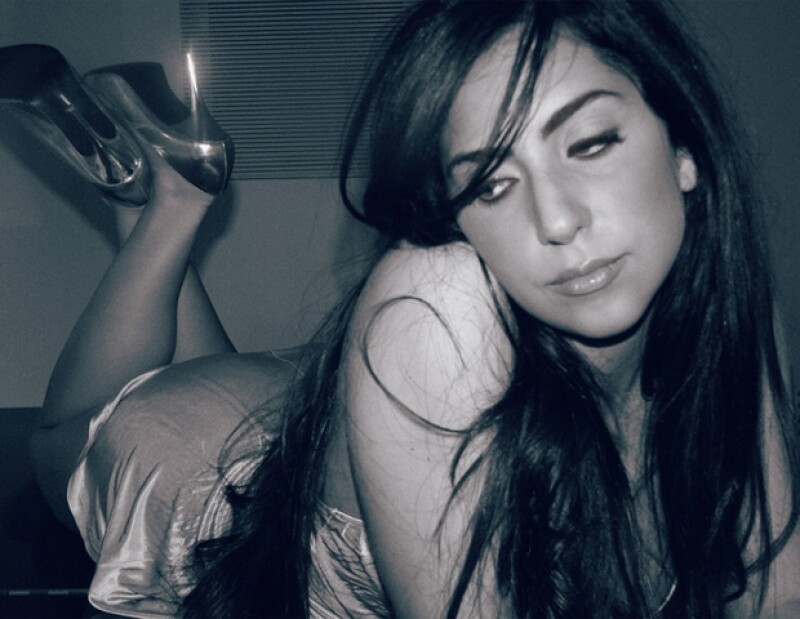 Estas fotografías fueron tomadas cuando Lady Gaga tenía 19 años de edad.