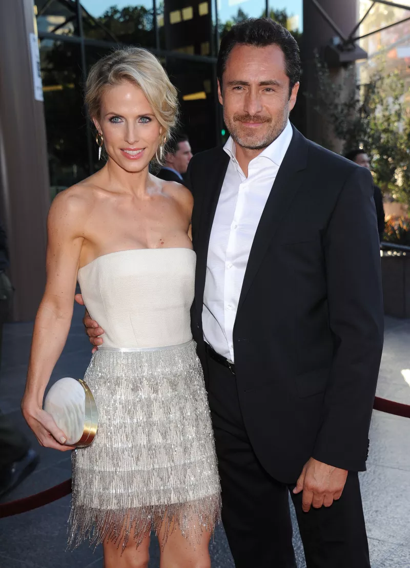 Demián Bichir y Stefanie Sherk