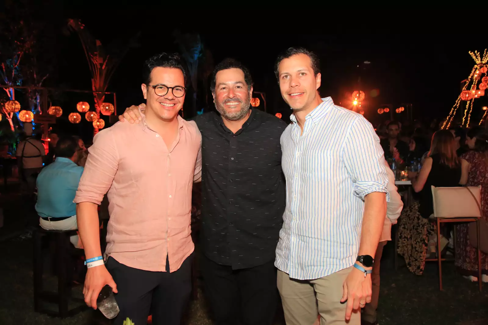 Rufo Ibarra , Agustín Pizá y Bryan Dickins 