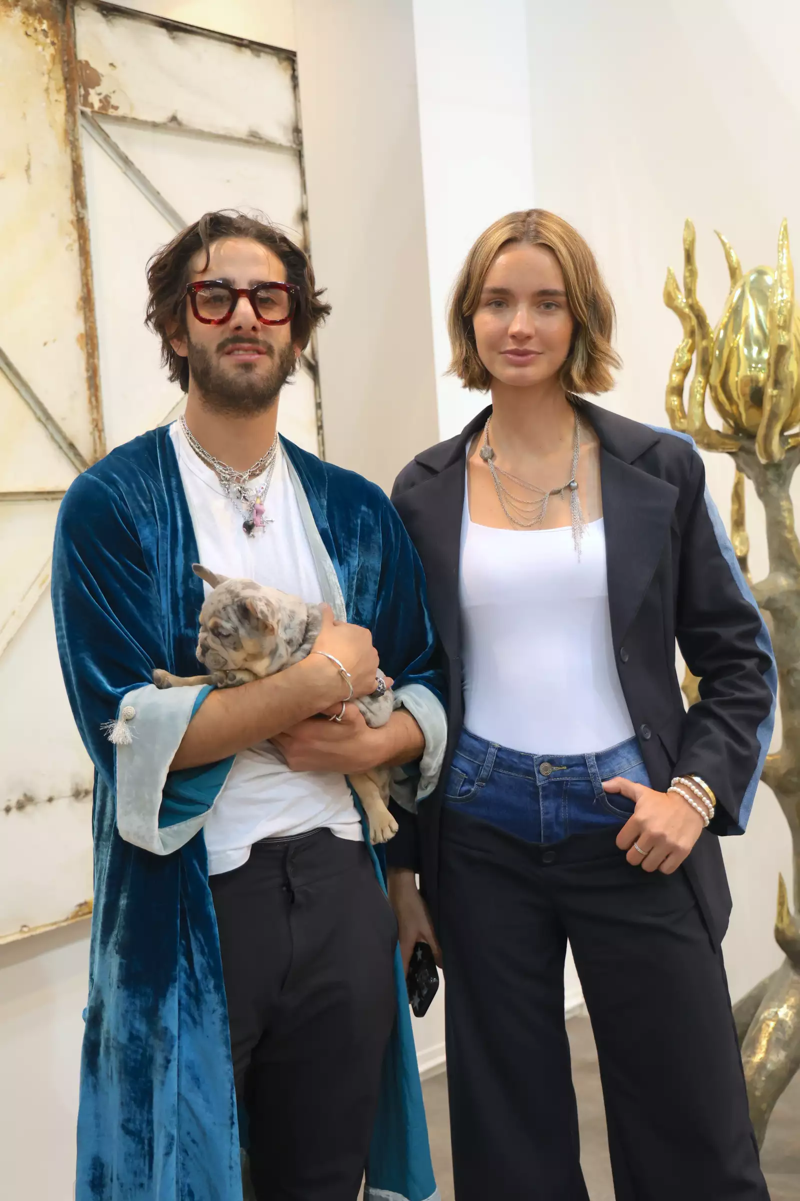 Patricio Cortázar, colette y Karla Laviada 