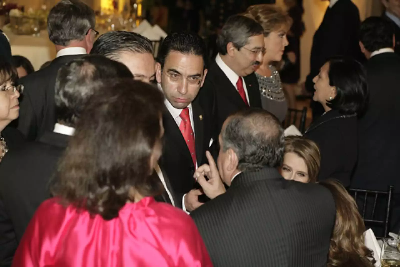 Cena Sarkozy en Palacio Nacional