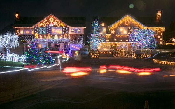 Households In Burnham-on-Sea Light Up For Christmas