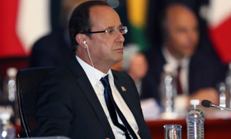 Europa debe de actuar de manera rápida, justa y correcta, dijo el mandatario francés. (Foto: AP)