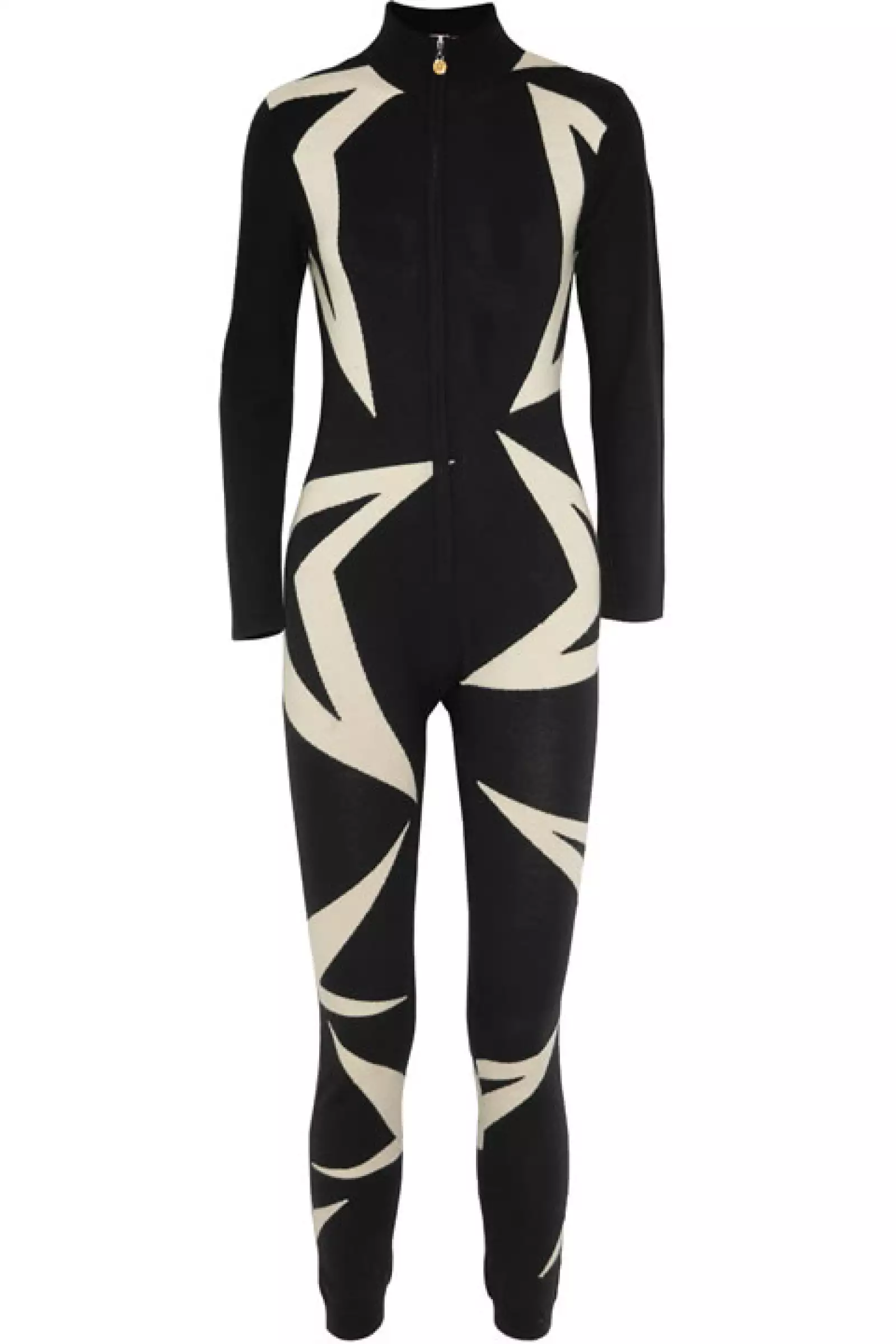 Serás la más chic con este mono de lana de Perfect Moment en el resort. Compleméntalo con moon boots y una chamarra de ski.