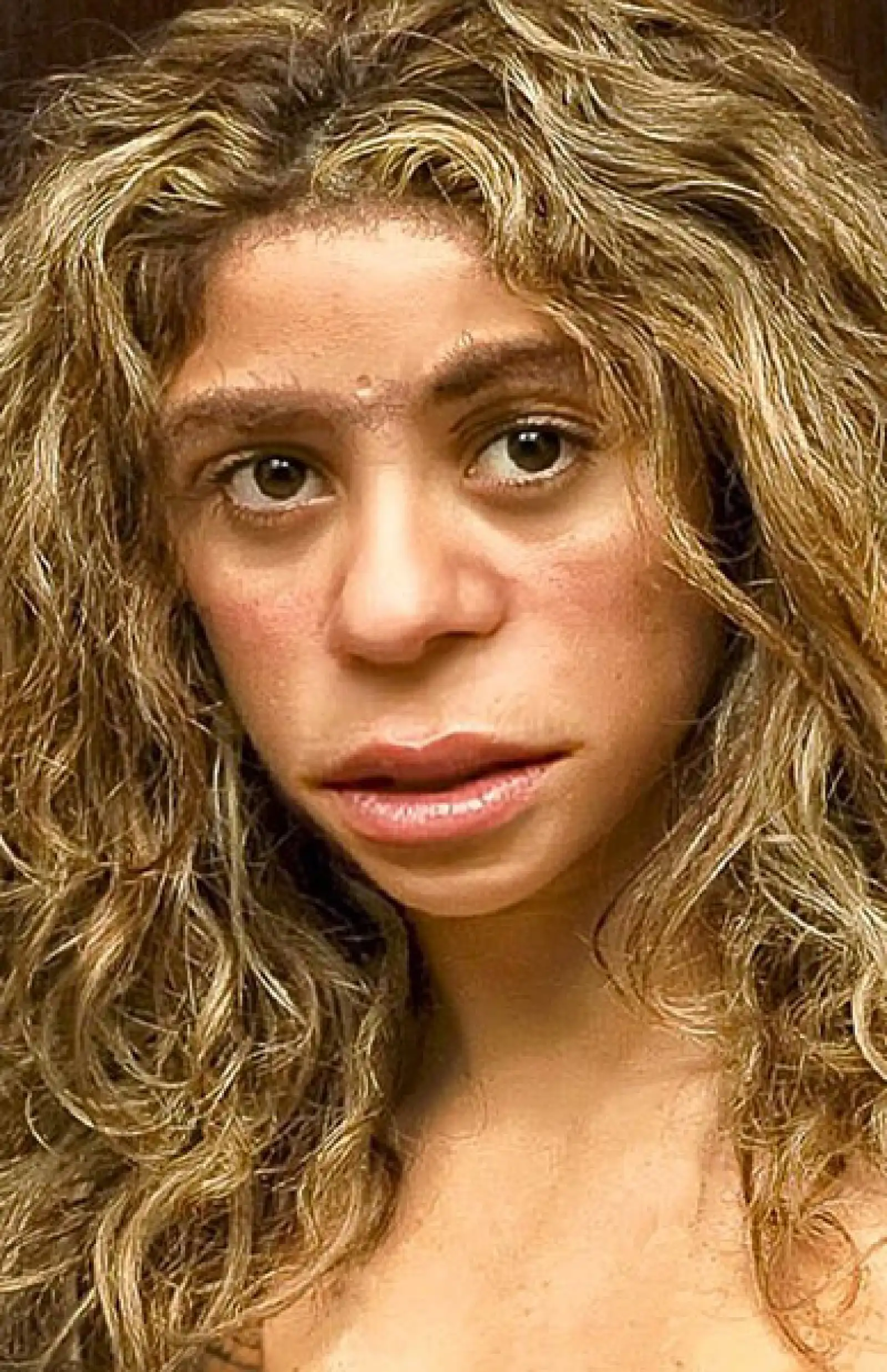 Shakira perdería toda su belleza al pertener a esa época, pero sin duda seguiría impactando a los hombres con sus movimientos de cadera.