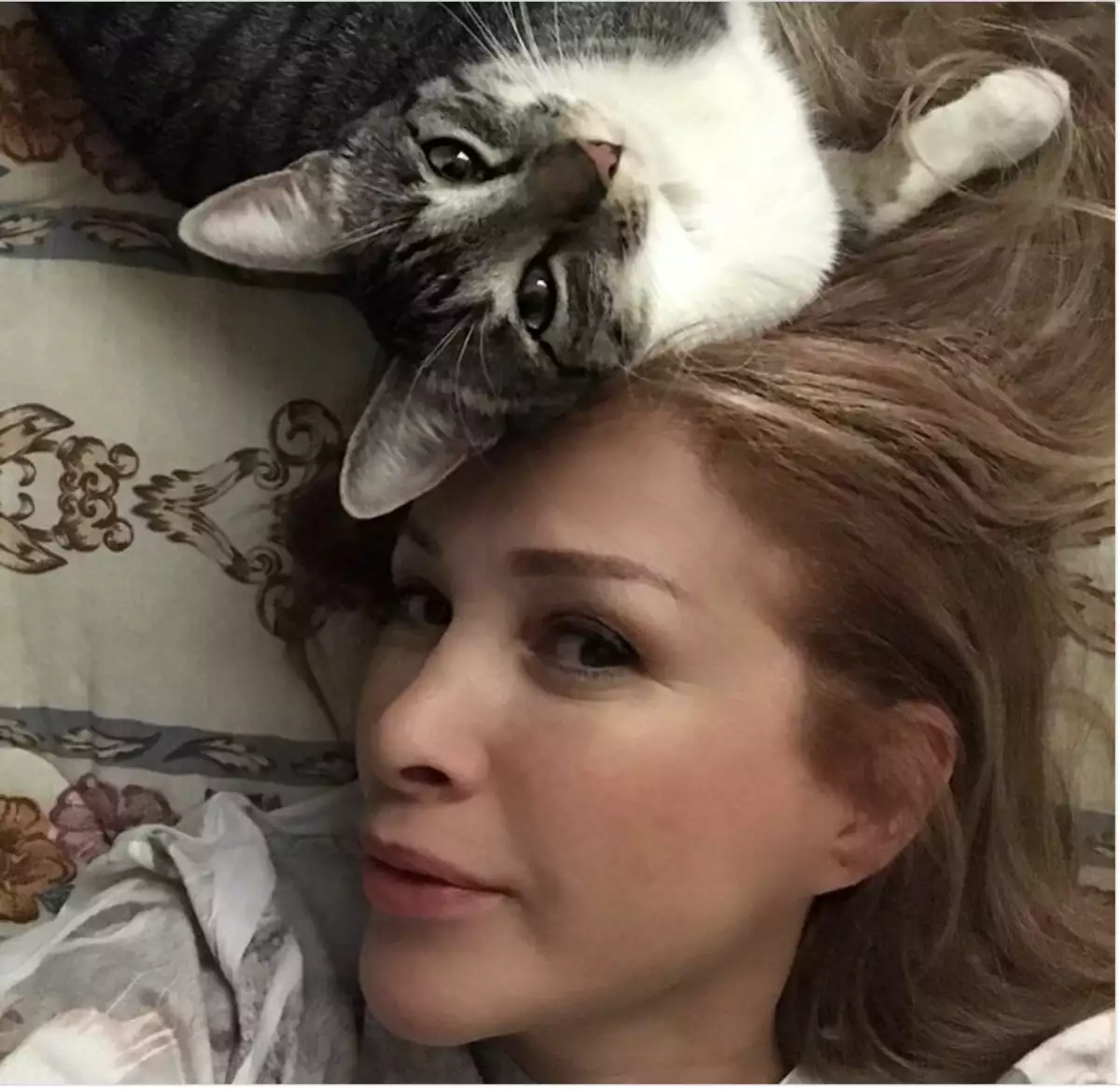La legisladora Gabriela Sodi y una de sus gatitas