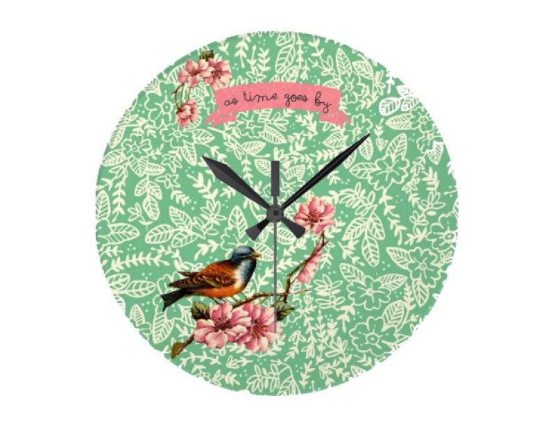 Reloj de pared As Time Goes By, Poni Lab, $463; sacional.com