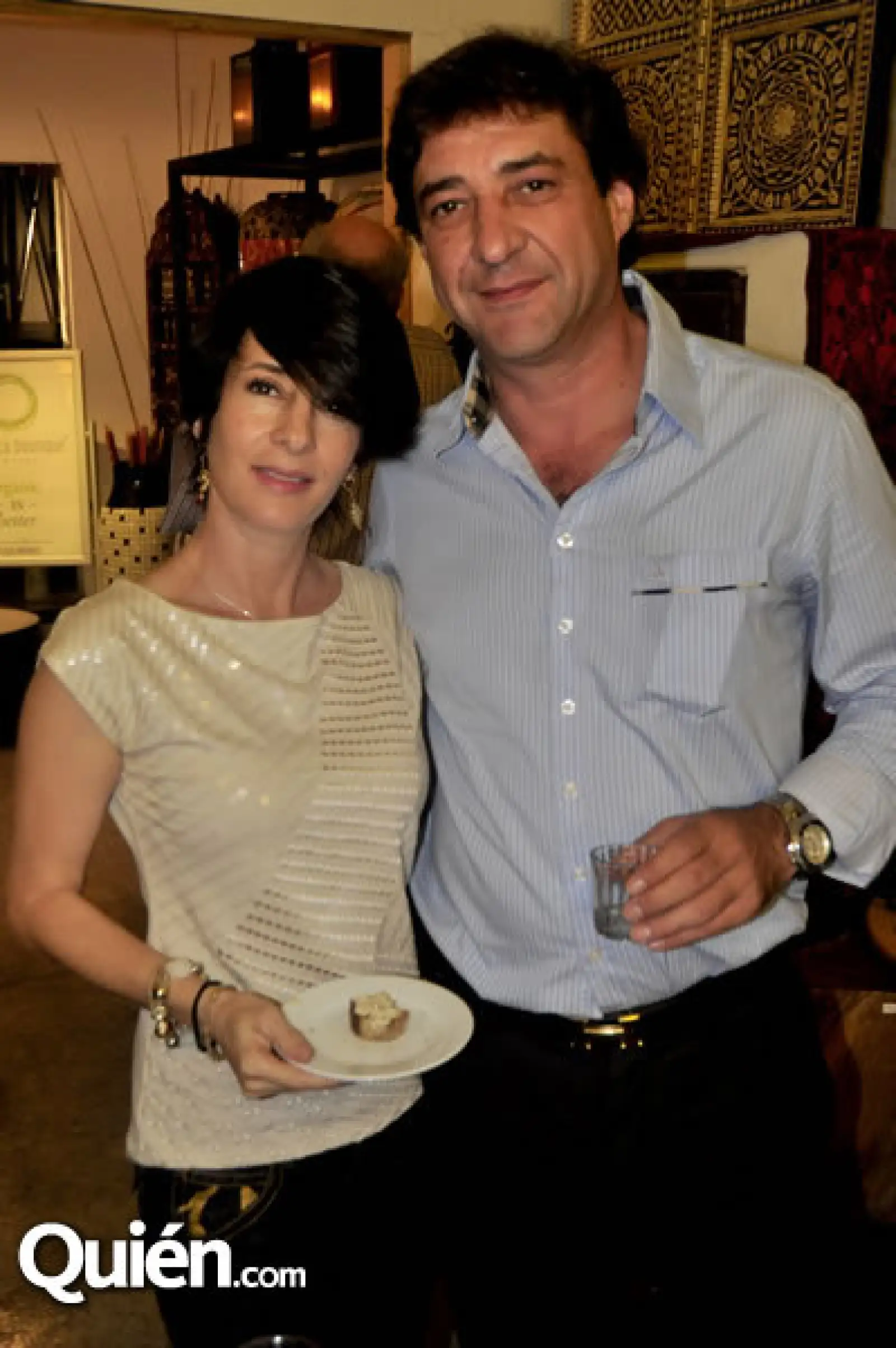 Claudia Lozano y Óscar Martínez