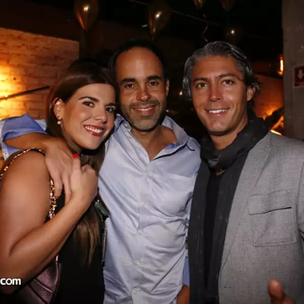 Valesca Machado, Juan Calderón y Javier Villaseñor