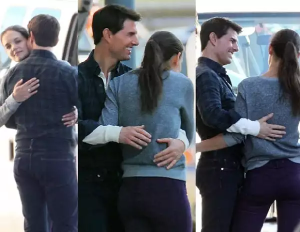 Este matrimonio siempre se deja ver feliz y muy divertido en compañía de la pequeña Suri.