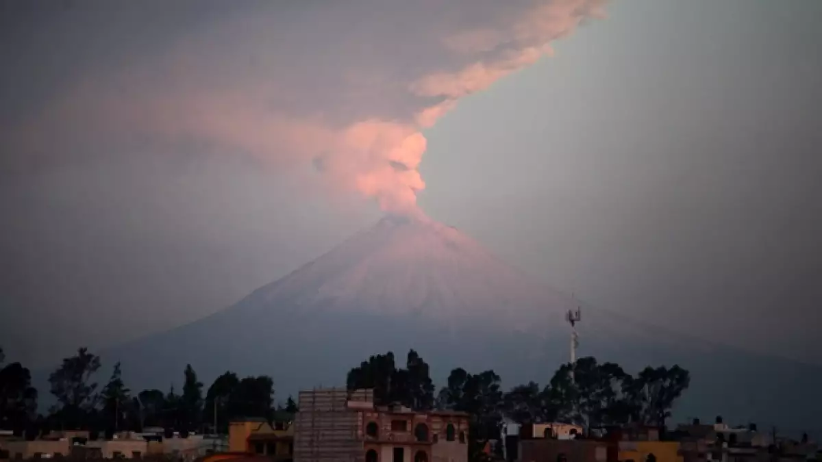 fumarola del volcan