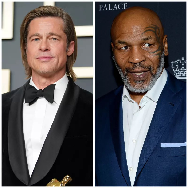 Brad Pitt y Mike Tyson