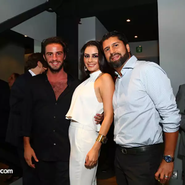 Eduardo Chedraui, Carmiña Chedraui y Leonardo Poblete