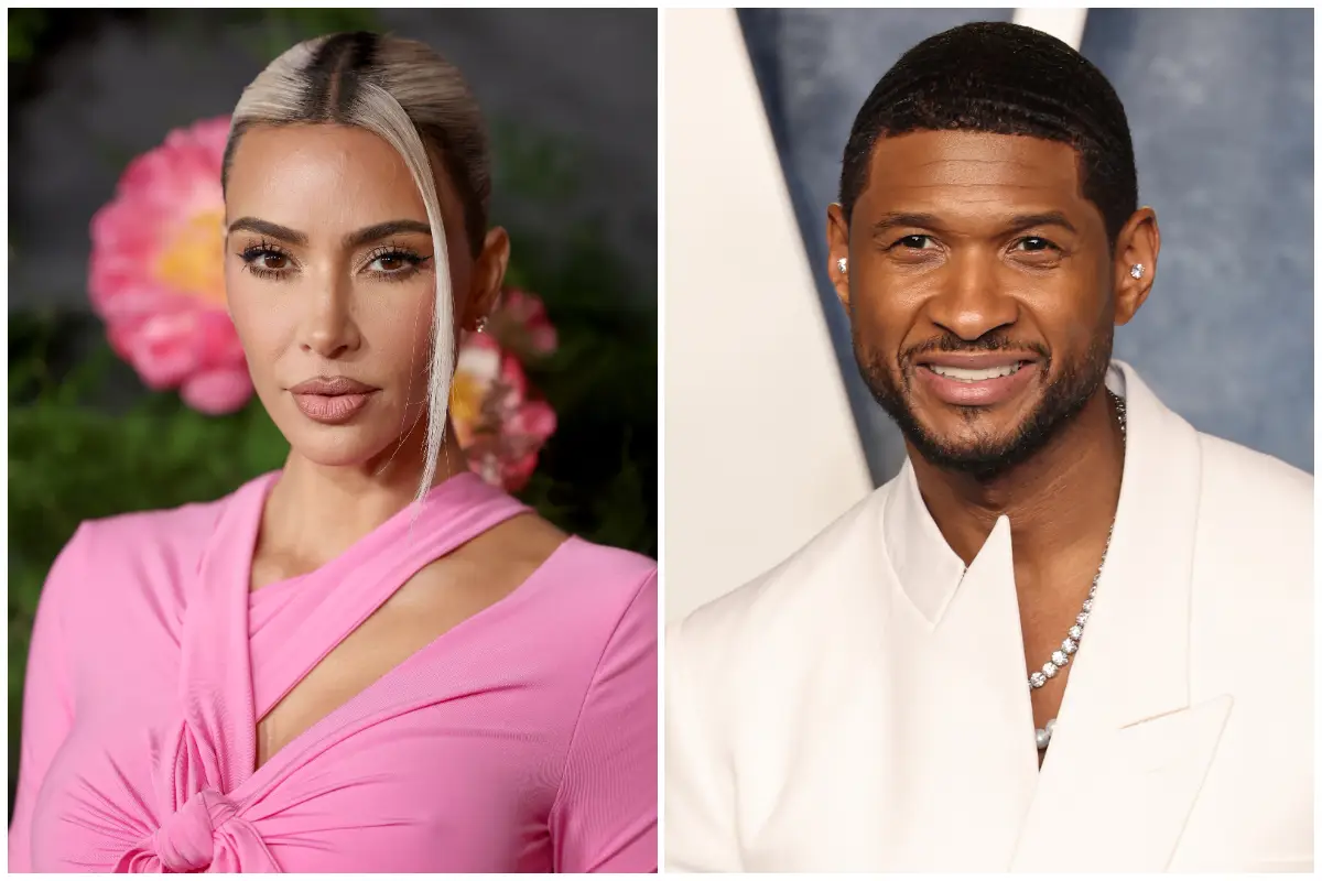 Kim Kardashian recibe una serenata de Usher en Las Vegas