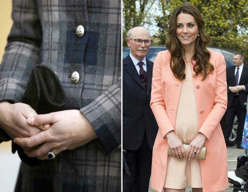 Kate suele acudir a los eventos con clutch.