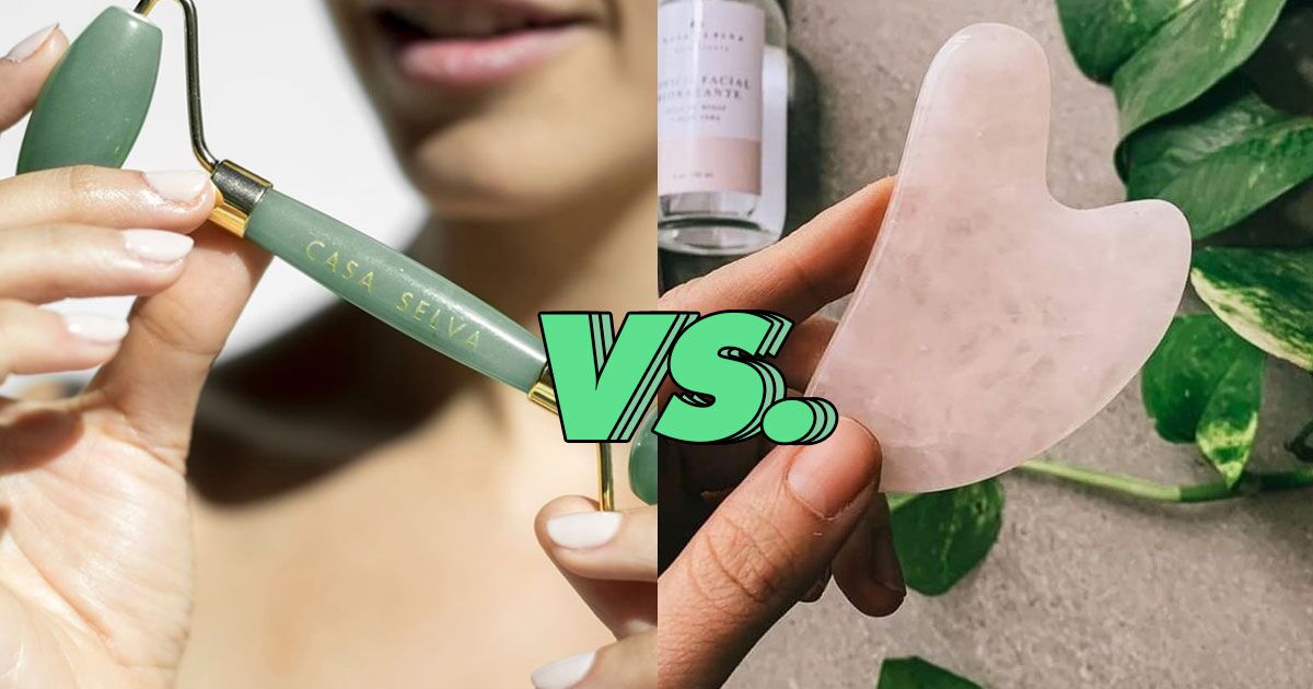 Gua Sha vs. Face Roller los pros y contras de cada uno