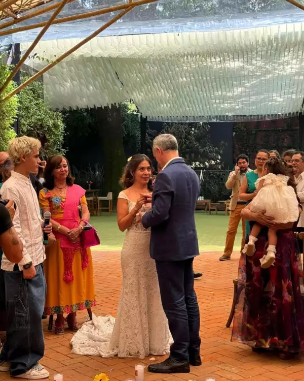 Boda de Hugo López-Gatell y Rebeca Peralta