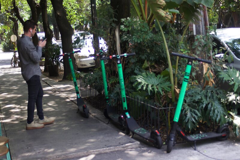 Movilidad - monopatines - Ciudad de México