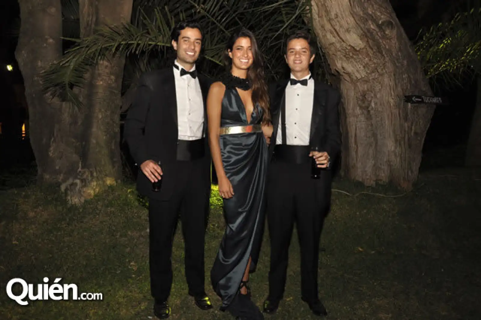 Sebastián, Clarissa y Juan Pablo Navarro