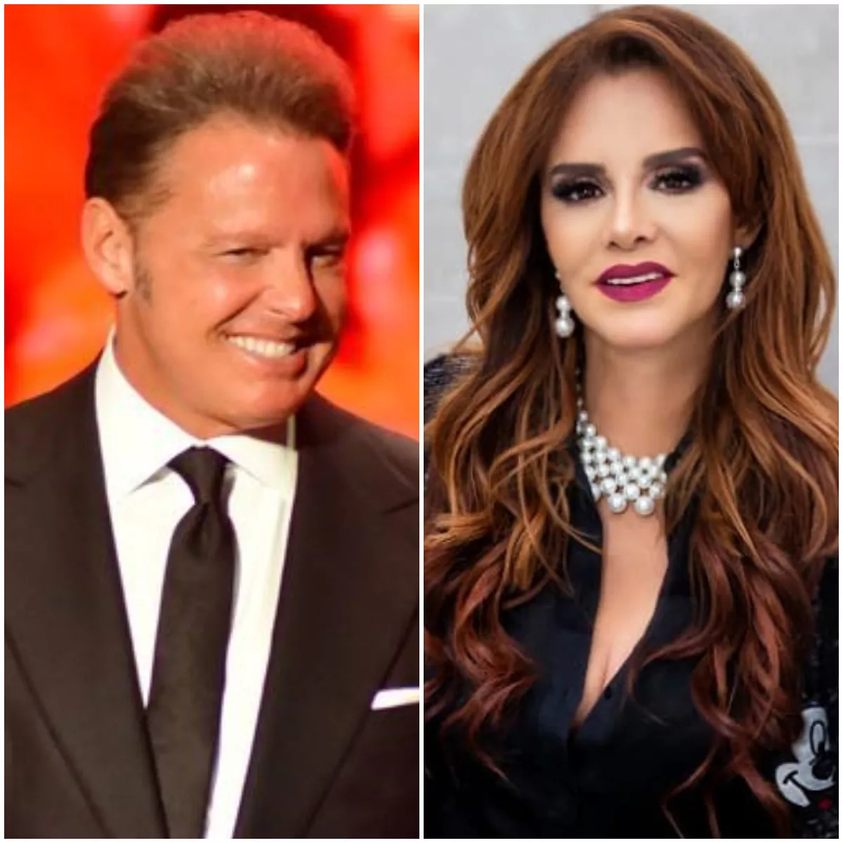 Luis Miguel y Lucía Méndez