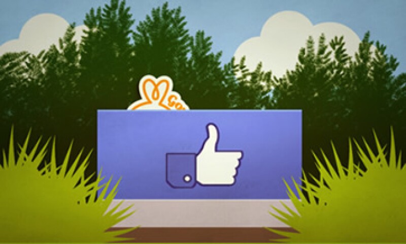 Esta es la imagen que publicó Gowalla sobre su movimiento hacia las oficinas de Facebook. (Foto: Cortesía Gowalla)
