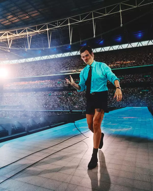 Harry Styles in concert, 'Together, Together' tour, Wembley Stadium, London, UK - 26 Jun 2026
