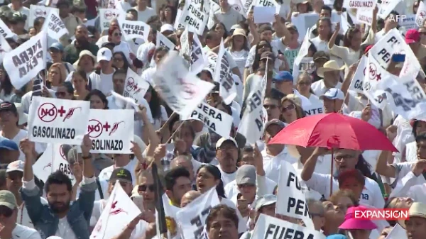 Las marchas por el 'gasolinazo' azotan a la CDMX